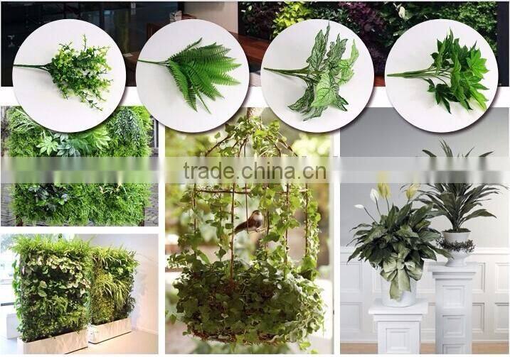 Top quality artificial leaves ivy bushes for interior decoration