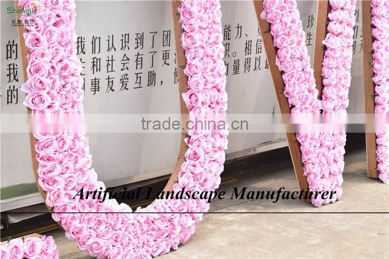 2016 New Style Artificial Flower Wall,Symbol Flower Wall Wedding Decor