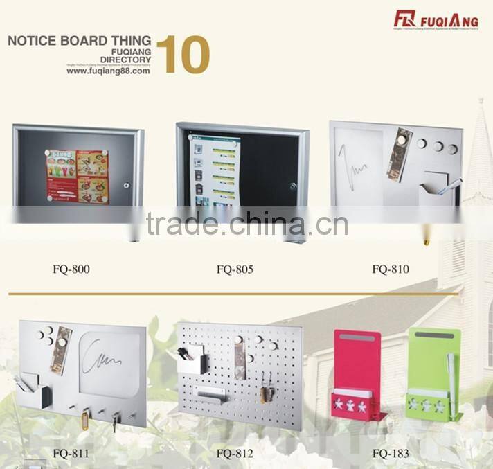 Durable lockable aluminum report board, notice board, message board,memo board