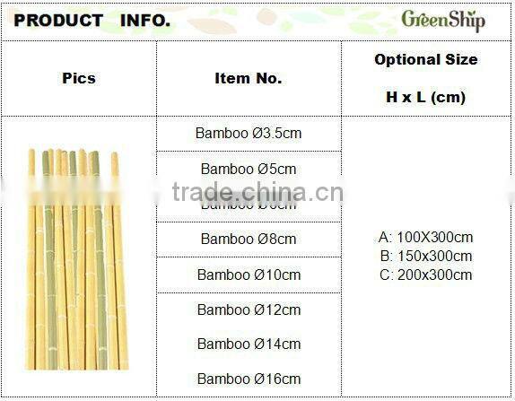 Synthetic Bamboo Fence from GreenShip/long lifetime/weather resistant/ eco-friendly/patented products