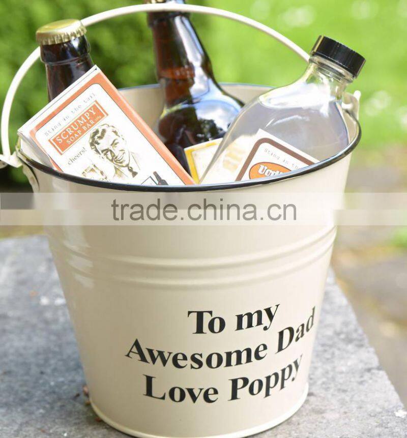 Personalised beer bucket