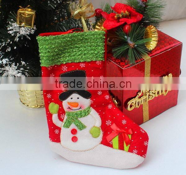 Hot best selling new products alibaba china fabric bulk handmade diy custom felt red wholesale burlap christmas stockings
