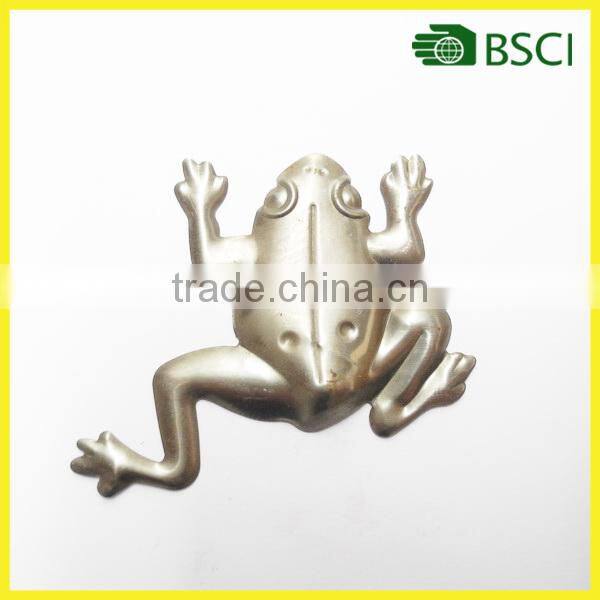 YS15B001 frog metal parts for flower pot components and parts