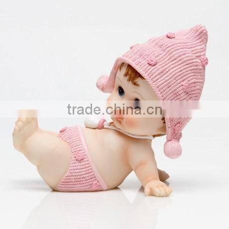 OEM factory direct supply lovely personalized resin baby birthday souvenir gifts