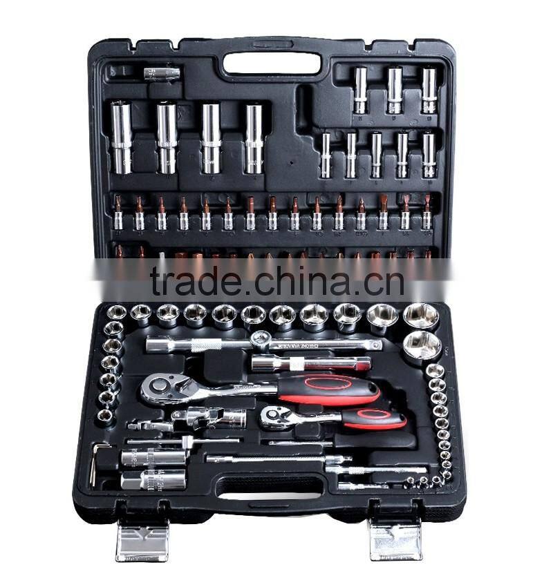94pcs socket set (1/2" & 1/4") ratchet wrench CRV auto repair tools set