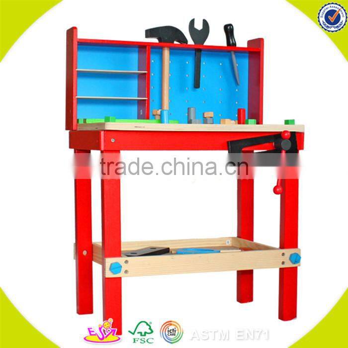 wholesale educational kids wooden assemble tools box toy brain training children wooden assemble tools box toy W03D018