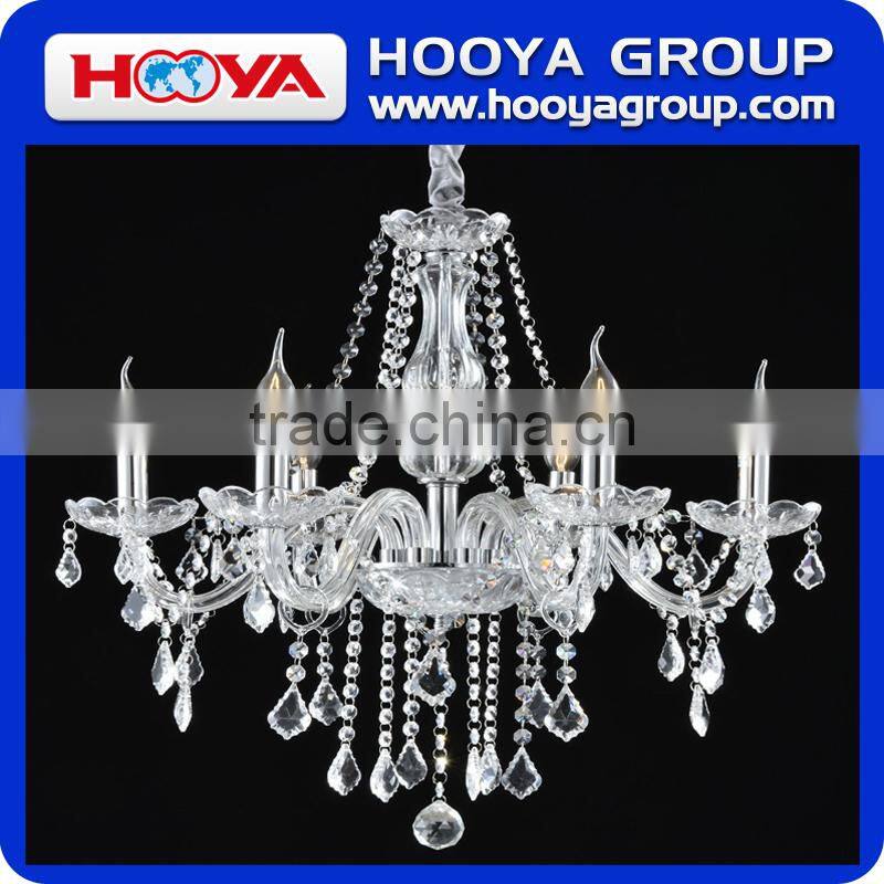 Elegant Modern Crystal glass prism Chandelier Pendant