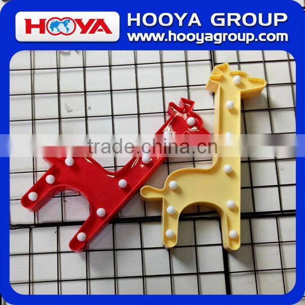hot sale LED marquee light with giraffe shape