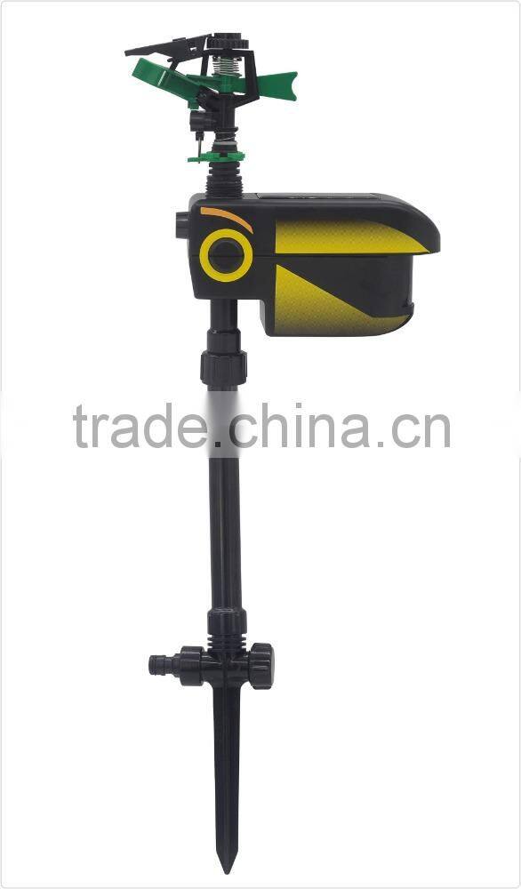 Outdoor Bird Sprinkler Scarecrow Black Color