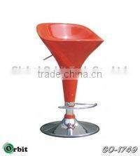 Height Adjustable Black Bar Chair Modern Bar Stool Plastic Bar Stool