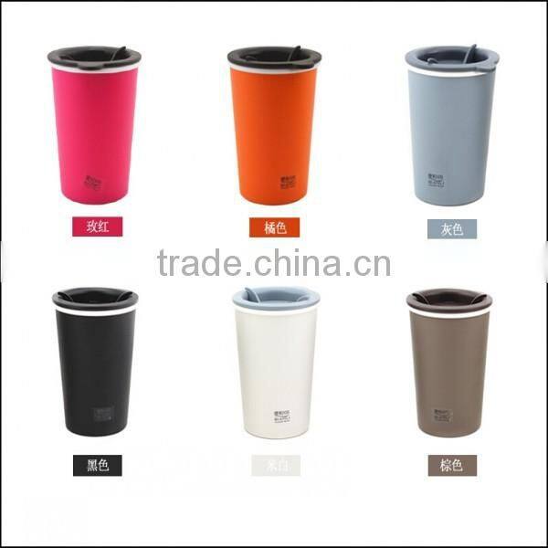 10oz colorful promotional facilitate frosted plastic coffee cups tea cup drinking cup,custom coffee cup plastic beverages cup