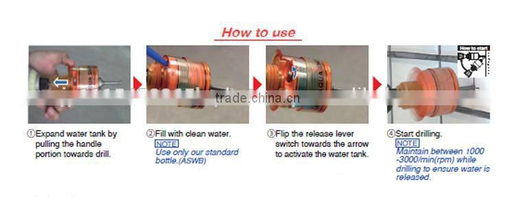 Sharpness drilling core drill for various materials small lot order available