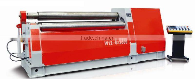 W12 Four-roller Bending machine 8x1500 to 60x3000mm