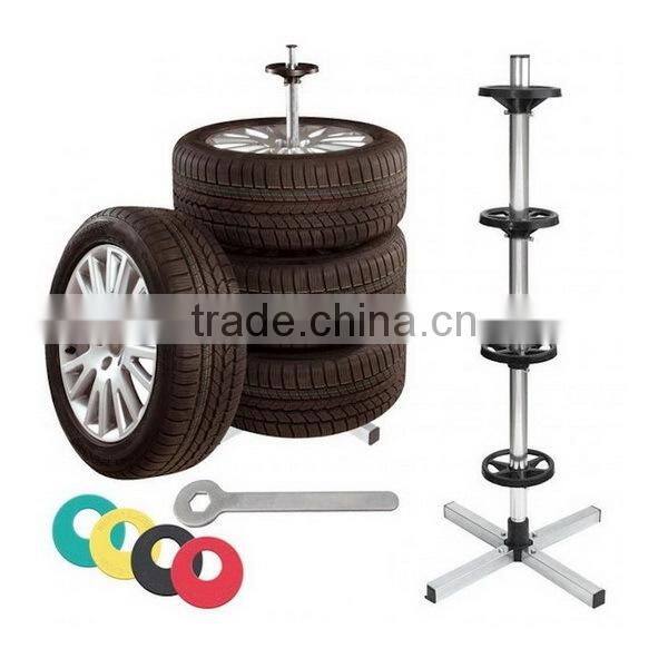 High Quality metal tire holder/tire display rack/tire storage rack