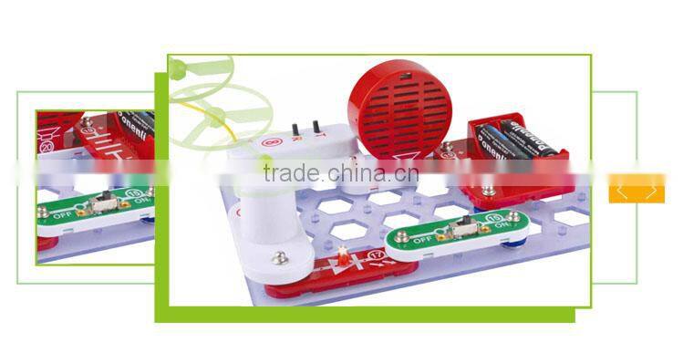 Assemble FM radio electronic building blocks easy science working models