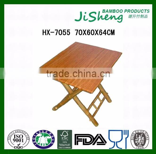 Wholesales of Natural Folding Bamboo Outdoor Beach Table
