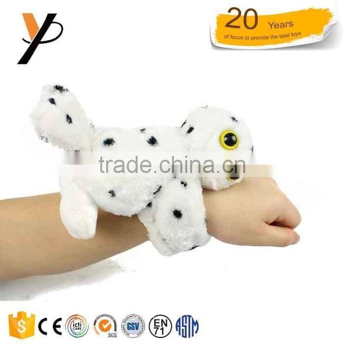 Animal novelty owl fabric slap bracelet