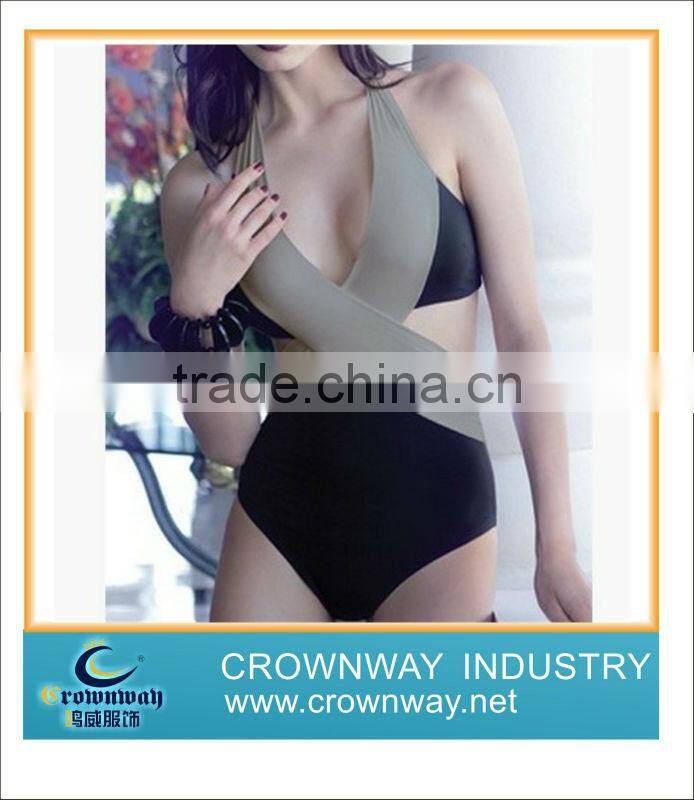 One piece womens swimming suit wholesale swimwear,new style