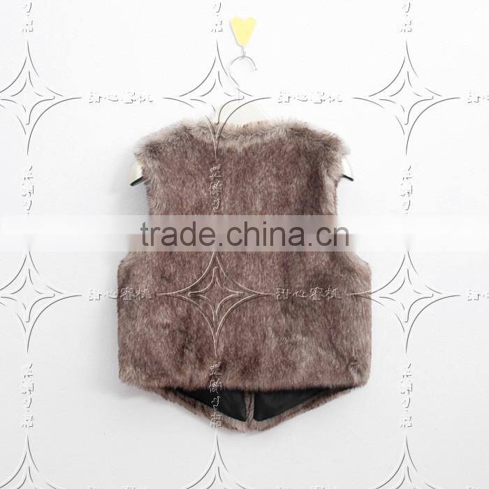 2015 winter autumn hot style street snap'short lady faux fur coat woman dress