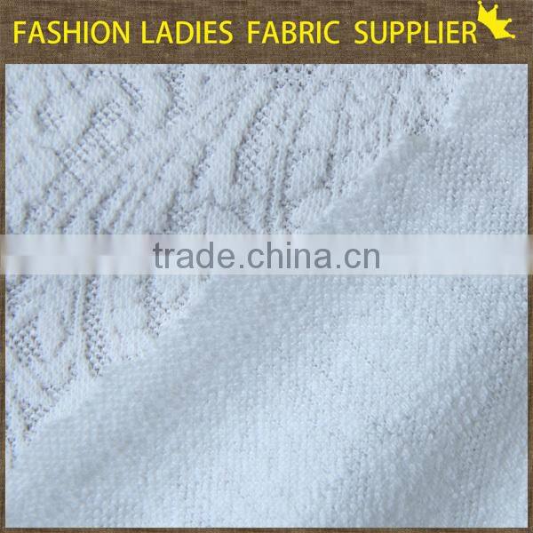 shaoxing textile New designs! poly/ctn jacqaurd fabric,ladies' wearing fabric 270gsm frivolous dress order jacquard fabrics