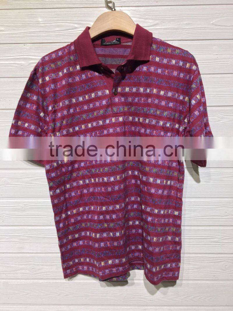 GZY polo tshirt short steeve polo shirt wholesale stocklot