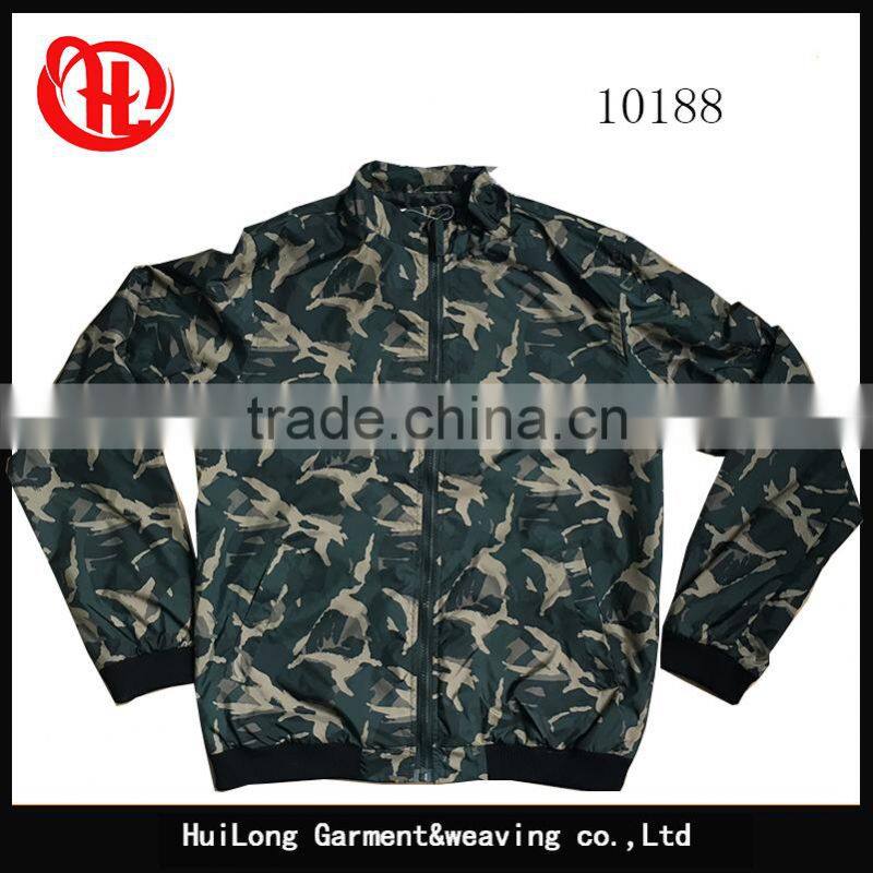wholesale thin spring autumn mens customized camo coaches jacket