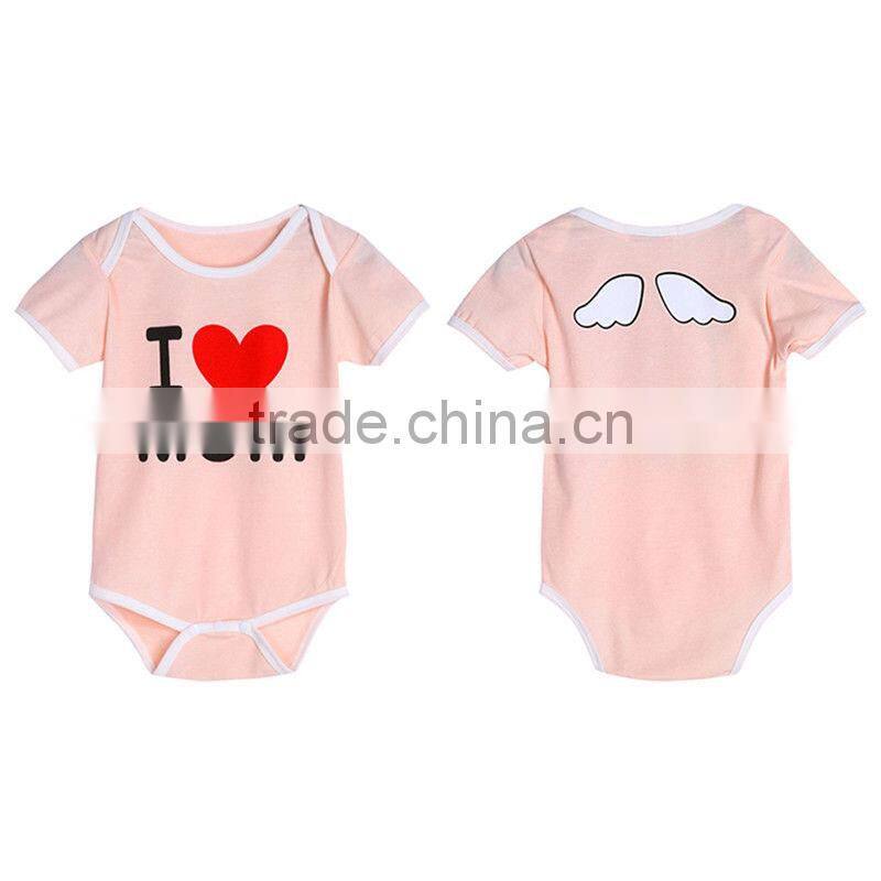 2017 new arrival wholesale fashion infant Newborn jumpsuit baby clothes 100% cotton kid Clothing solid color baby romper