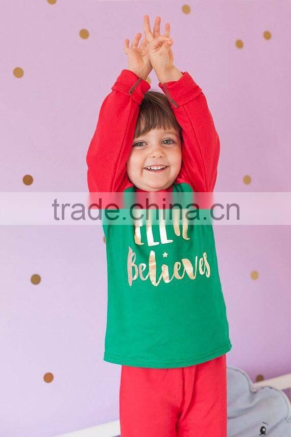 New Fashion Comfortable Girl Christmas Pajamas Sleepwear For Kids