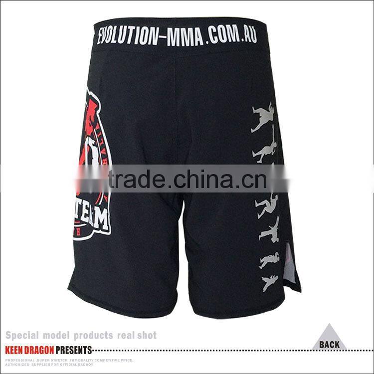 Large size sportswear custom design mens mma fight shorts
