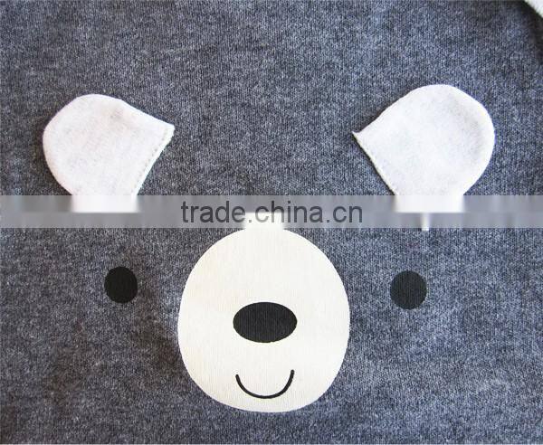 Newborn Baby Clothes Unisex Baby Body Suit With Cute Bear Pattern Long Sleeve Spring Baby Romper