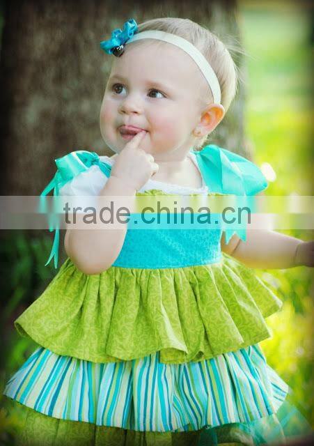 Baby Girls Green Tutu Dress Toddler Kids Christmas Party Dress