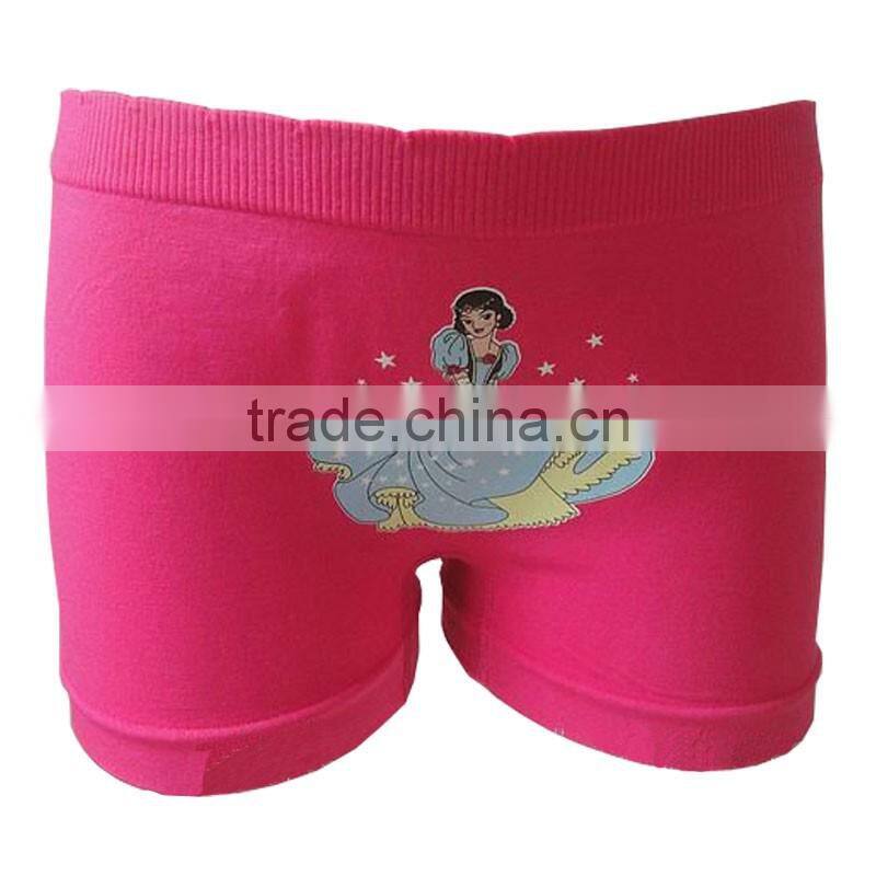 Hot sale cute teen girls underwear panties cheap kids seamless girls boxers shorts