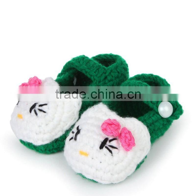 New arrival hot sale baby adult hand crochet wool shoes LBS20151223-19