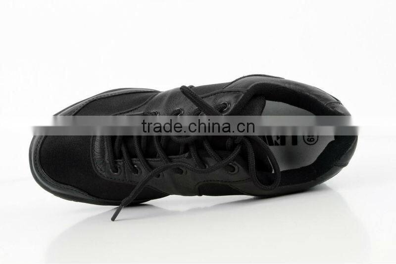 Revolution Dancewear Black Suede Mesh Jazz Hip Hop Sneaker Shoes 0907