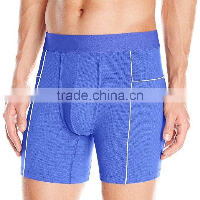 2017 Wholesale Fashion Custom design men sexy seamless underwear boxer briefs elastic boxer shorts