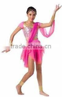 2016 new gold sequin belly costume, Indian dress!!!