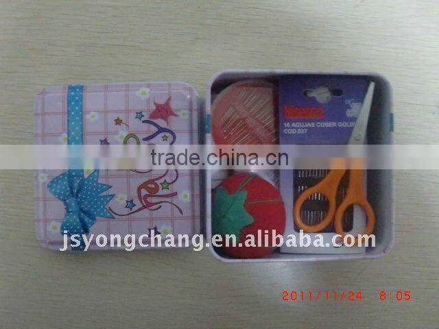 SEWING TIN BOX