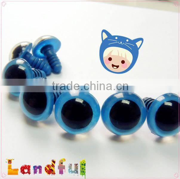 14mm Handcraft Toy Eyes Crochet Doll Eyes in Blue For Stuffed Puppet