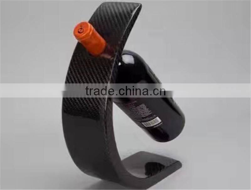 100% Carbon Fiber Wine Holder Glossy Surface Wine Rack