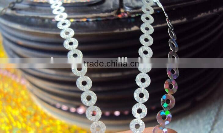 metal color changing durable sequin for textile