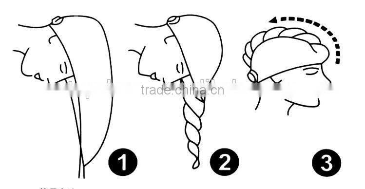 Magic quick dry twist pink turban hair bands