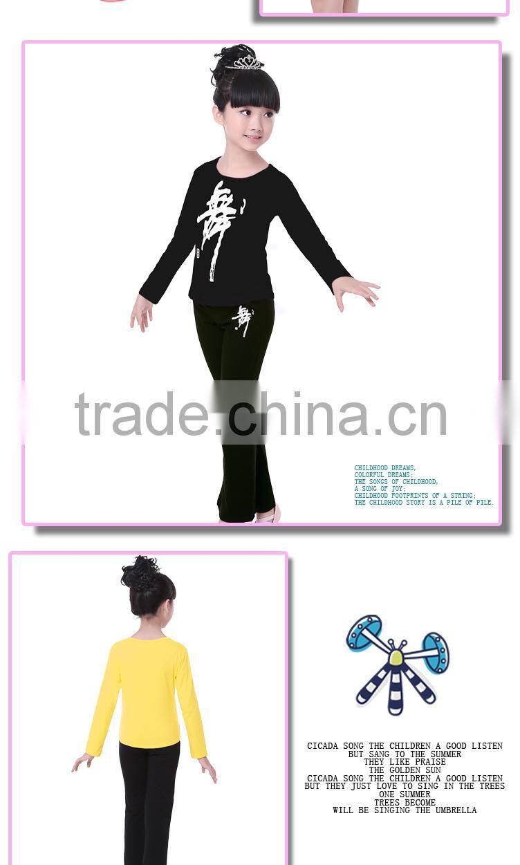 Girls Kids Outdoor Sportwear Custom Sports Tracksuits Dance Training Wear