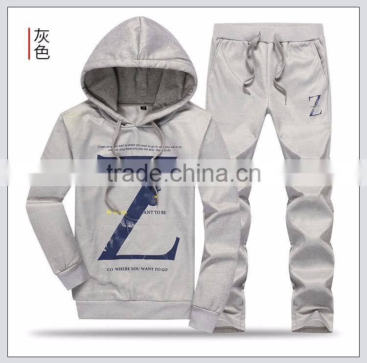 Men 2 pieces sweatshirt Hoodie with 3d printing sweatshirt