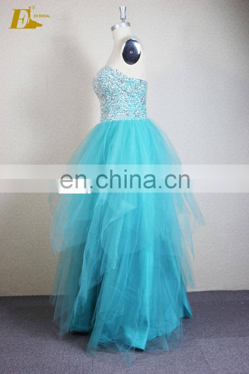 Your Design Strapless Sleevelss Beaded Floor Length Wholesale Sexy Special Occasions Prom Dresses