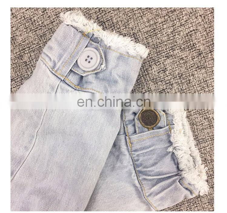 Custom High Fashion Lady Autumn and Winter Cheap Genuine Raccoon Fur Lining Women Jean Coat