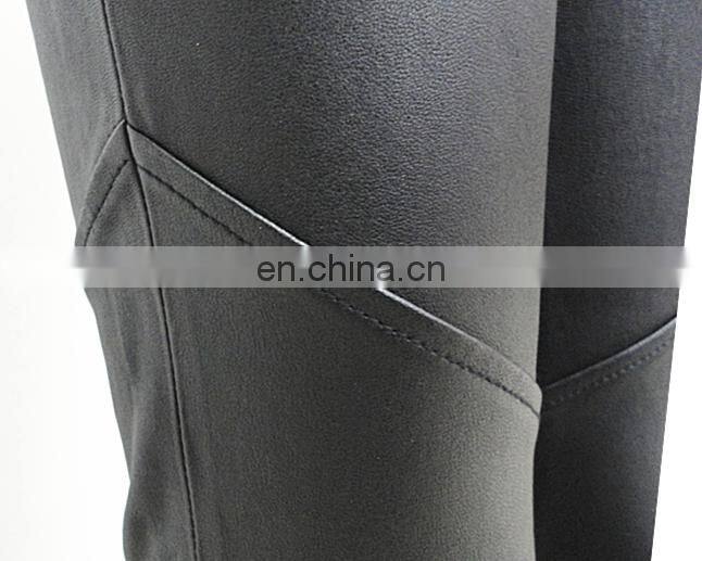 wholesale stretch leather leggings stretch pants genuine leather pants for women