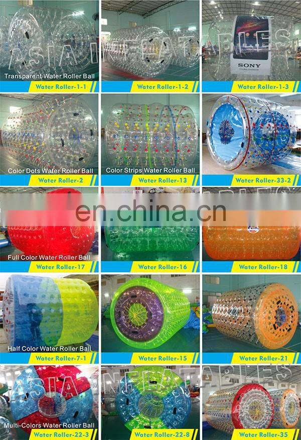 Transparent Inflatable Water roller for sports entertainment