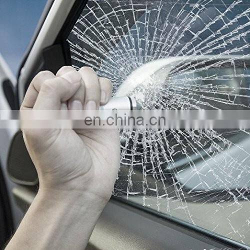 SEZU Aluminum Alloy Dual USB Emergency Hammer Car Charger 3.1A with Safty Harmmer and Anion Air Cleaner Function