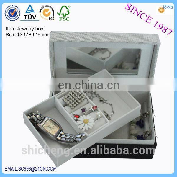 Hand Crank Ballerina Dancer Music Box with Mirror