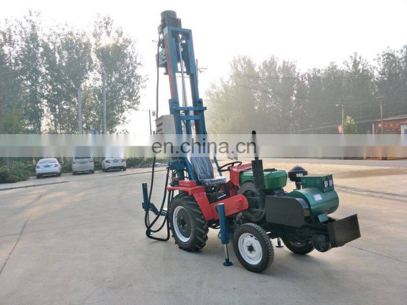 2018 new design and good performance portable water well drilling equipment 300m deep